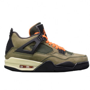 Air Jordan 4, green-orange