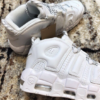 Air Uptempo, total white - Imagen 3