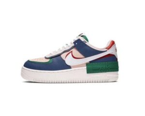 Air Force 1 shadow, blue-green-white