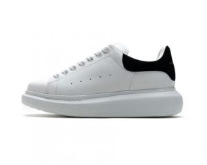 A. McQueen, leather white-black