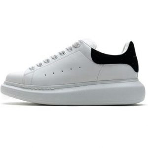 A. McQueen, leather white-black
