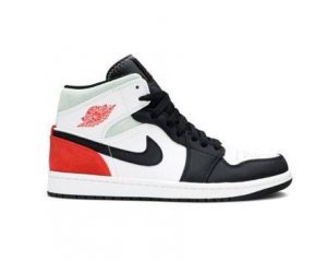 Air Jordan 1, white-red-black