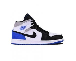 Air Jordan 1, white-bluedark