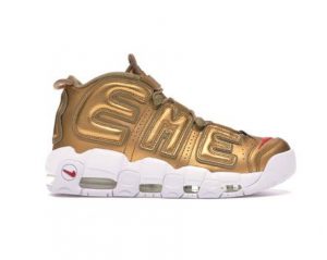 Air Uptempo x Supreme, gold