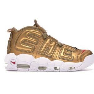 Air Uptempo x Supreme, gold