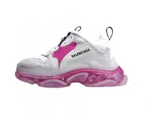 Triple S, white-pink