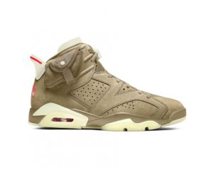Air Jordan 6 x Travis Scott, british khaki