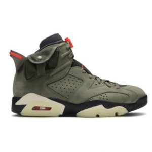 Air Jordan 6 Retro x Travis Scott, olive