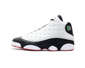 Air Jordan 13, white-black-red