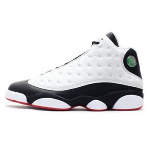 Air Jordan 13, white-black-red