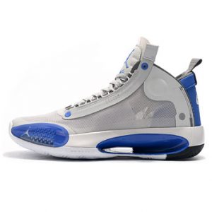 Air Jordan 34, white-blue