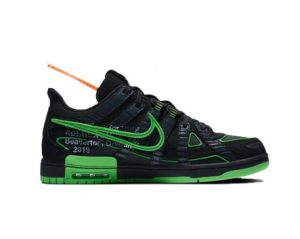 Air Rubber Dunk x Off White, green strike