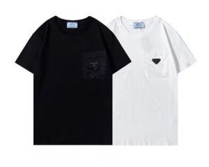 PD pocket logo, white-black