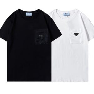 PD pocket logo, white-black