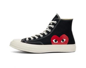 X CDG Comme Des Garçon, black