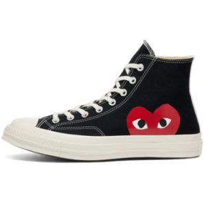X CDG Comme Des Garçon, black