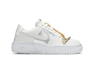 Air Force 1 Pixel, gold chain