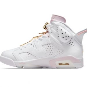 Air Jordan 6 WMNS, gold hoops