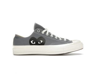 X CDG Comme Des Garçon Play Low, grey