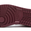 Air Jordan 1 Mid Black Dark Beetrot - Imagen 6