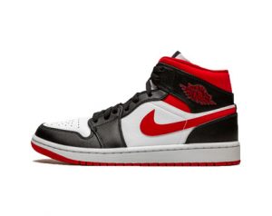 Air Jordan 1 Mid Gym red black white