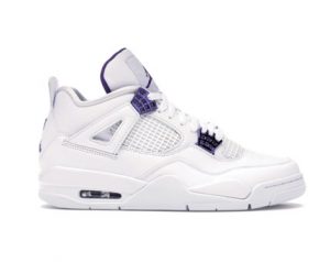 Air Jordan 4, purple metallic