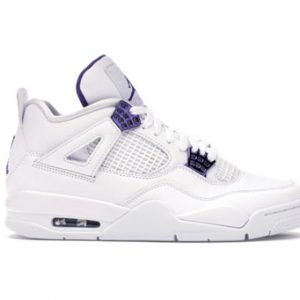 Air Jordan 4, purple metallic