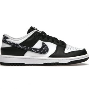 SB Dunk Low Retro, black paisley