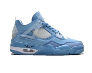 Air Jordan 4 x Off White, blue