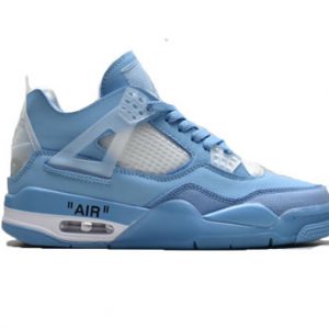 Air Jordan 4 x Off White, blue