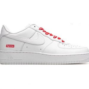 Air Force 1 x Supreme, white