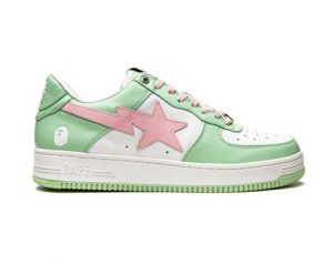 Bathing Ape Bape Sta Low, green-pink-white