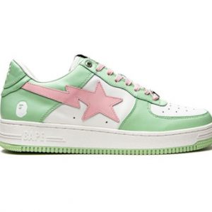 Bathing Ape Bape Sta Low, green-pink-white