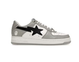 Bathing Ape Bape Sta Low, grey-white