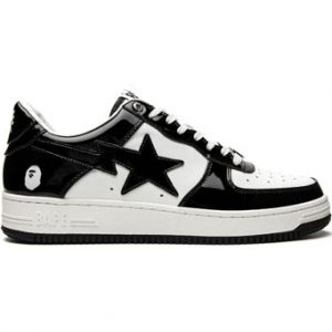 Bathing Ape Bape Sta Low, white-black