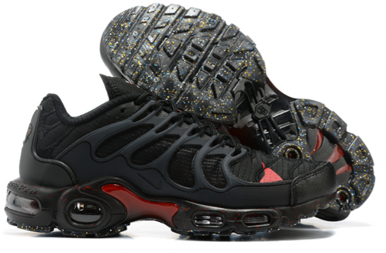 red and black air max tn
