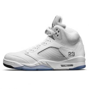 Air Jordan 5, metallic silver