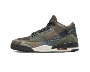 Air Jordan 3, patchwork camo