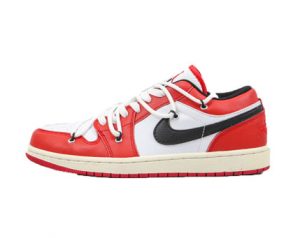 Air Jordan 1 Low x Off White, university red white black