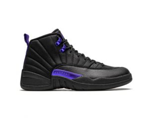 Air Jordan 12 retro, black dark concord
