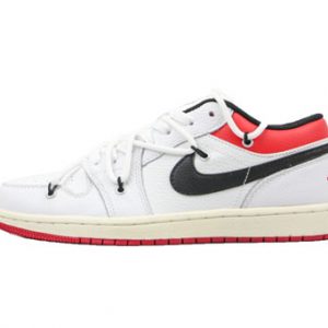 Air Jordan 1 low x Off White, university red black