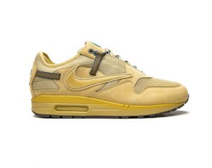 Air Max 1 Travis Scott Cactus Jack, saturn gold