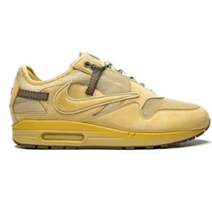 Air Max 1 Travis Scott Cactus Jack, saturn gold