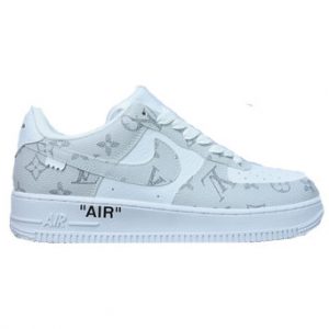 Air Force 1 x LVuitton, grey-white