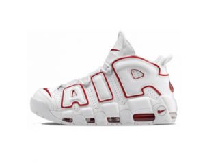 Air Uptempo, white-red