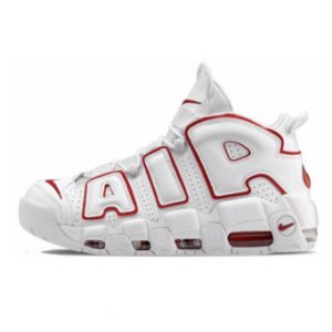 Air Uptempo, white-red