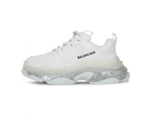 Triple S, white clear sole