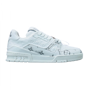 LV Trainer, white monogram