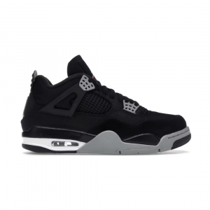 Air Jordan 4, black canvas