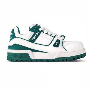 LV Trainer Maxi Sneaker, white-green